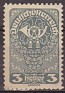Austria - 1919 - Post Horn - 3 H - Grey - Austria, Post Horn - Scott 200 - 0